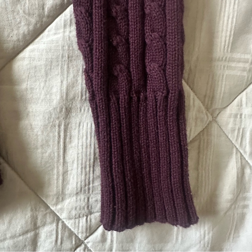 525 America Maroon Asymmetrical Turtleneck Sweater- Sz Women’s S - Picture 4 of 10